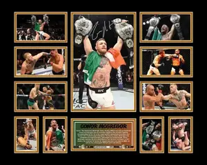 Conor McGregor UFC Champion Signed Limited Edition POSTER PRINT UNFRAMED Memorabilia