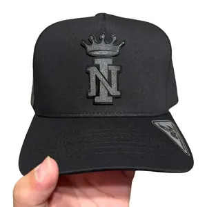Nuevo Imperio Cotton Crown Snapback Cap, Black Men's Hat - Mexican Streetwear Style