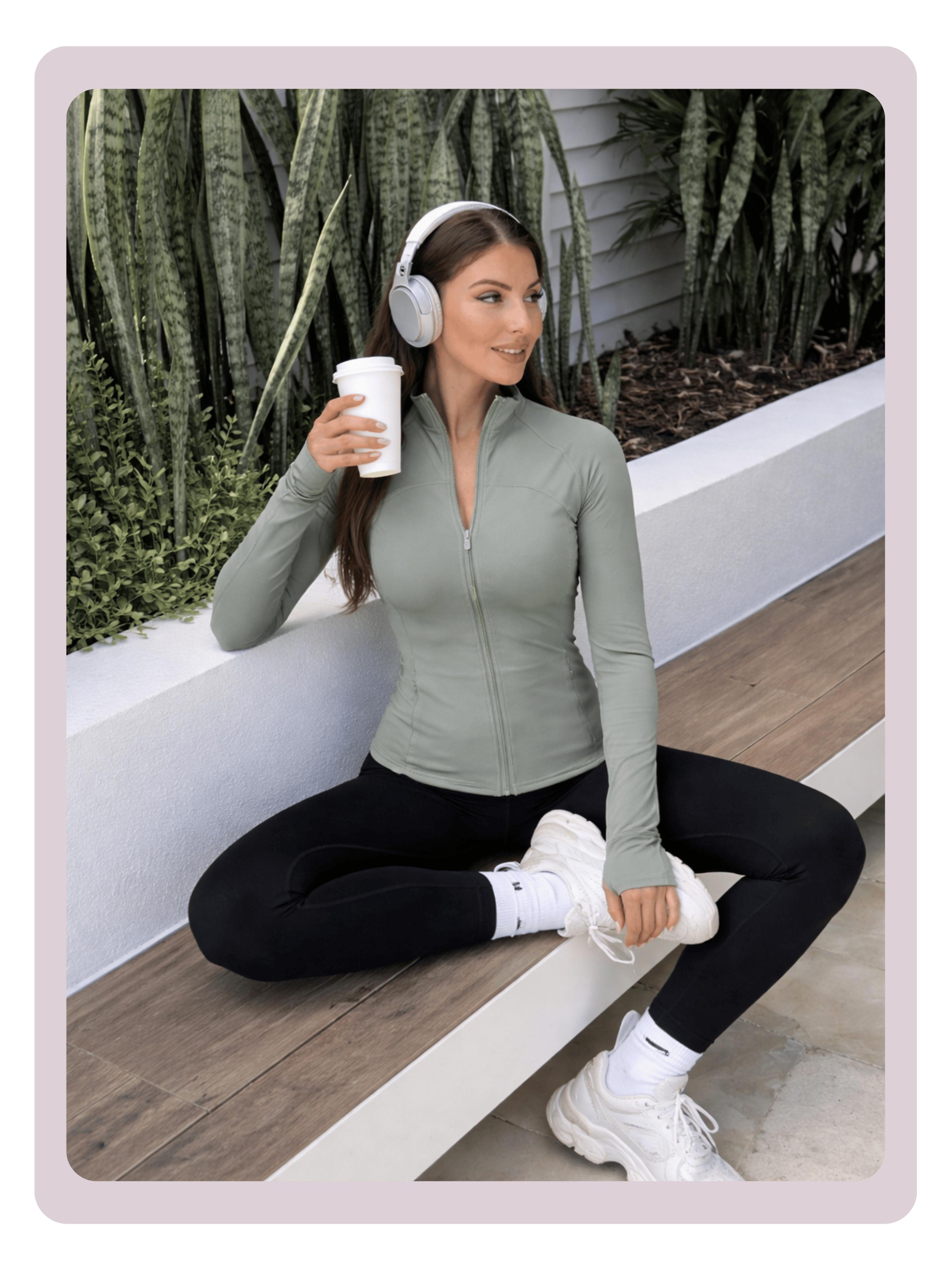 Coral Canton Women’s Solid Zip-Up BBL Sport Jacket