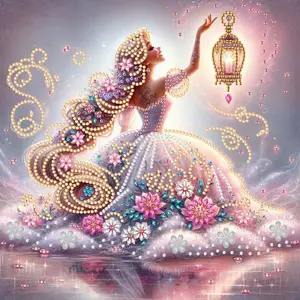 5D DIY Diamond Painting Kit, Irregular Shape Crystal Art Set, Perfect for Home Decor, Holiday Gifts, 30x30cm Unframed, 1pc