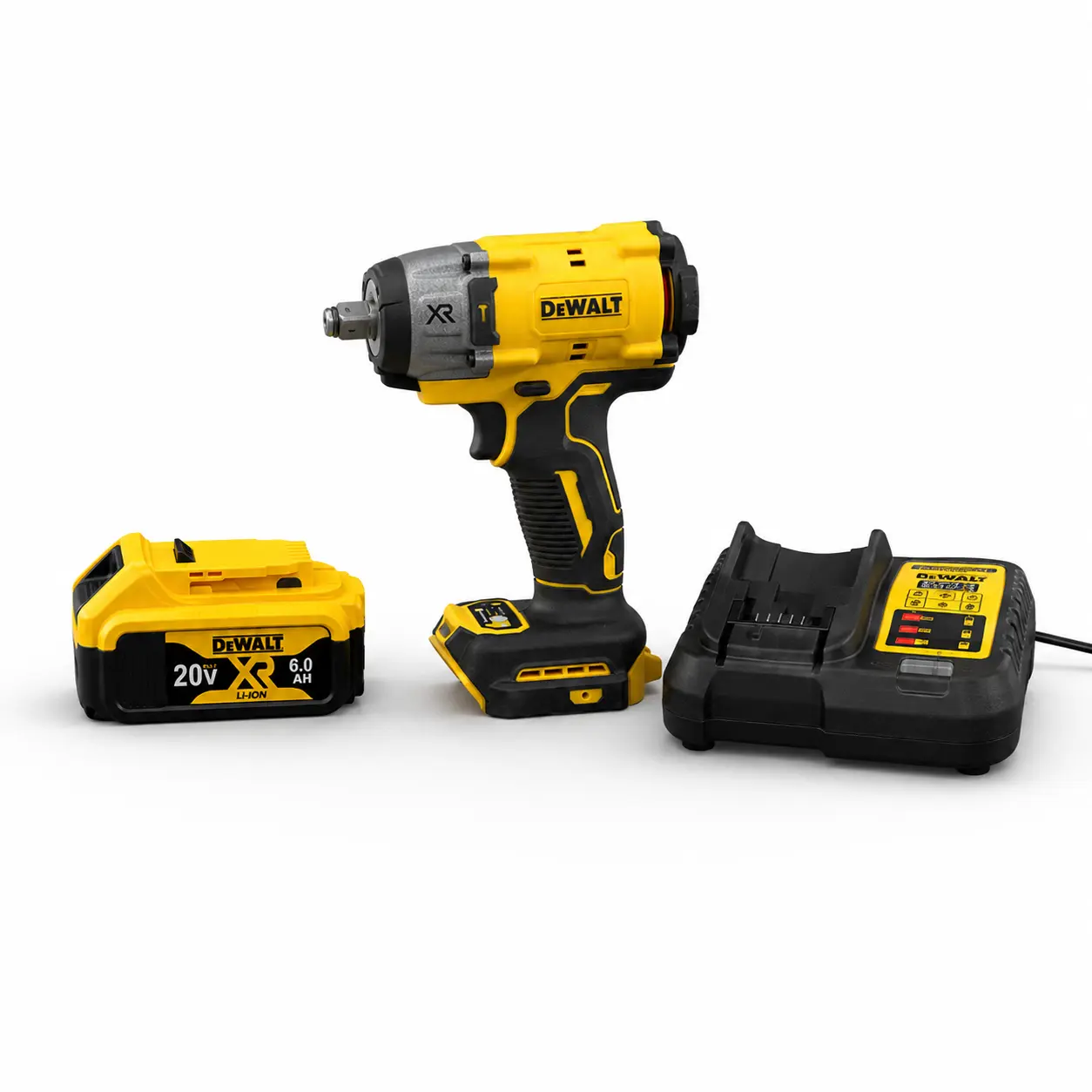 DEWALT 20V XR High Torque Cordless Impact Wrench Kit, 922-Drive Power Tool with Charger & Battery for Automotive Tire Work, Equipment Maintenance, Cordless Impact Wrenches
