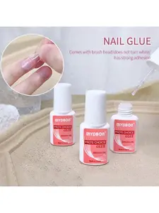 （3PC）, Super Strong Nail Glue Nail Tips, Acrylic Nails, and Press-On Nails. Nail Brush-On Nail Glue Press-On Nails. Long-Lasting Nail Glue Acrylic Nails. Nail Tips Nail Glue Gel. Valentine's Day! Glue Easter Crafts & Decorating. Nail Glue. Nail Glue Gel.