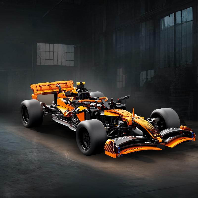 1:10 Classic Formula One F1 Building Model Set, Movie Inspired Bricks, Customizable Tech Toy, Adult Kids Holiday Gift, High Detail Collectible