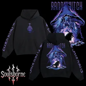 [Soulsborne Style] Vintage Ranni the Witch - Elden Ring Unisex Hoodie, Soulsborne Gaming Apparel, Game Shirt, Video Game Clothes, Boy Merch, Gift For Him, Gift For Her, Soulslike Streetwear