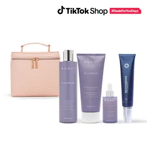MONAT IR Clinical Hair Thinning Defense System + REJUVABEADS Split End Mender | Thickening Hair Care Set for Fuller, Stronger Hair