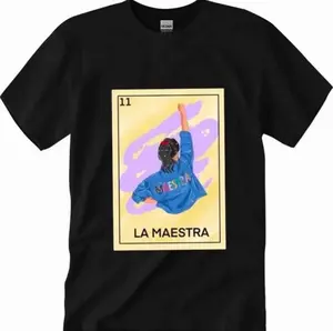 La Maestra Bilingual La Loteria Shirt, Loteria T Shirt, School Teacher Tee, Loteria, Tshirt, Teacher Gift, La Stretch 92L