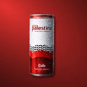Drink Palestina Cola Soda, 24 Pack, 8.4 fl oz (250ml) Cans, Refreshing Soft Drink
