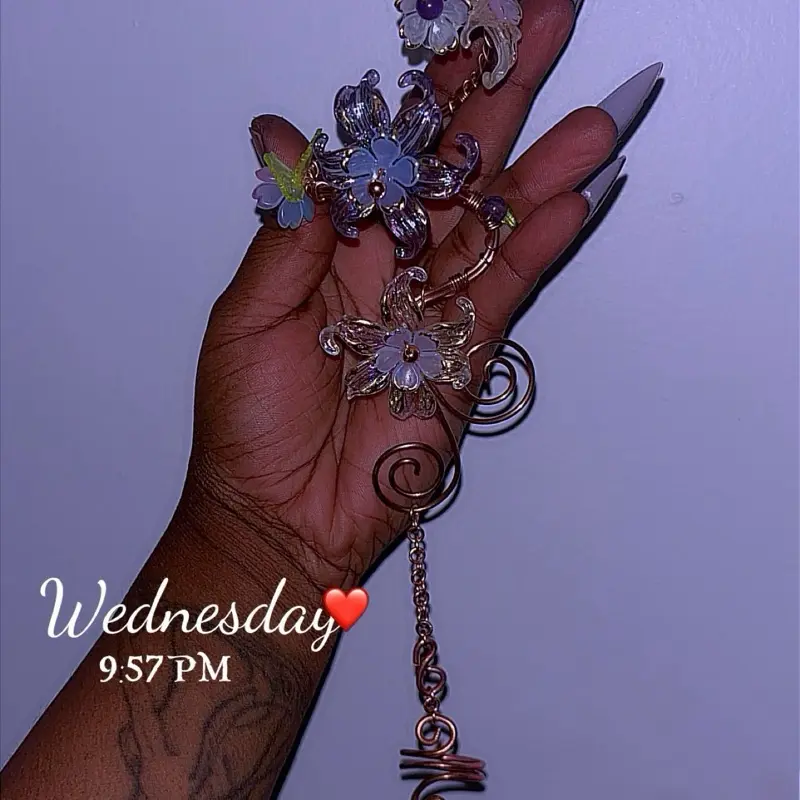 Charmed Copper Wrist Cuff & Ring Set