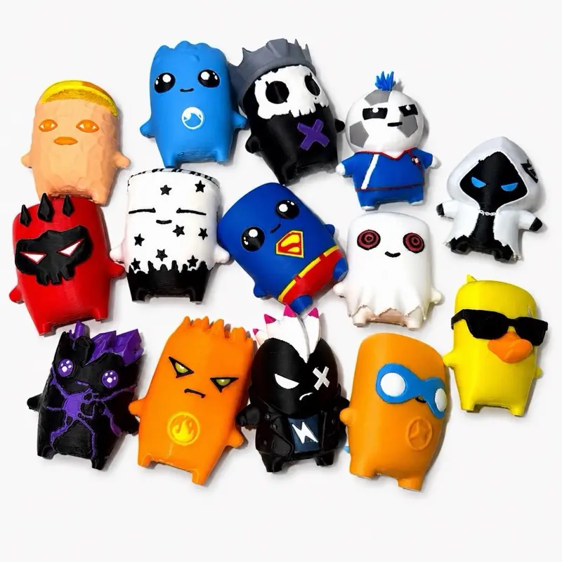 Stylish Gaming Sprites Keychain Decor for Gamers! Battle Royale Fans