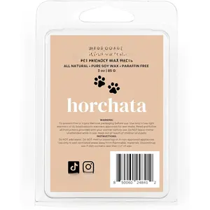 Horchata | Pet Safe Wax Melts |  Soy |  |  Friendly | Vet Approved | Long Lasting Home  | Pet Odor Eliminator | Clean  Wax Cubes | Safe Air Freshener