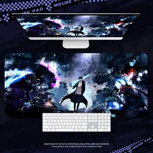 Solo Leveling Desk Mat Anime Gaming Decor, Dark Fantasy Design Playmat Mouse Pad Cute Gaming Desk Mat Anime Setup Mat