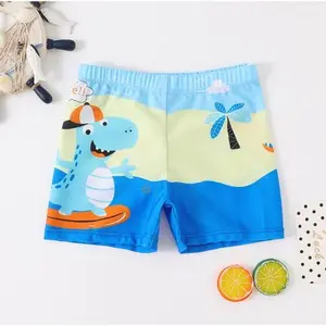 Boys' Cartoon-Printed Lace-Up Swim Trunks - Infant & Children's Sports & Outdoor Swimwear