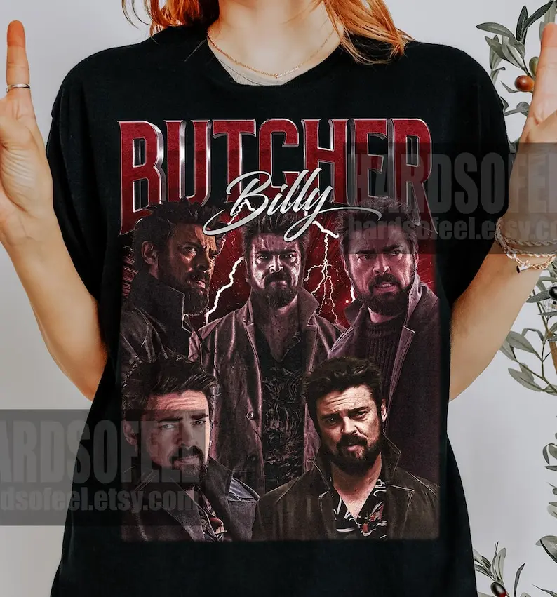 Limited Billy Butcher Vintage Bootleg T-Shirt, Gift For Women and Man Unisex T-Shirt