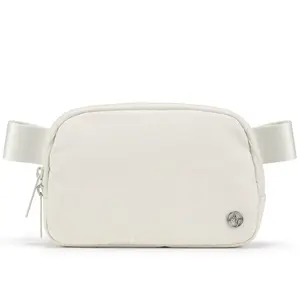 Pander Two-way Plastic Zipper Everywhere Belt Bag, Fashion Waist Packs, Crossbody Bags, Belt Bag with Adjustable Strap