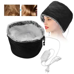Hair Steamer Cap, Corded Electric Thermal Heat Cap for Deep Conditioning, Hair Care Hat Hair Steamer Thermal Heating Cap For Home Spa(US Plug)