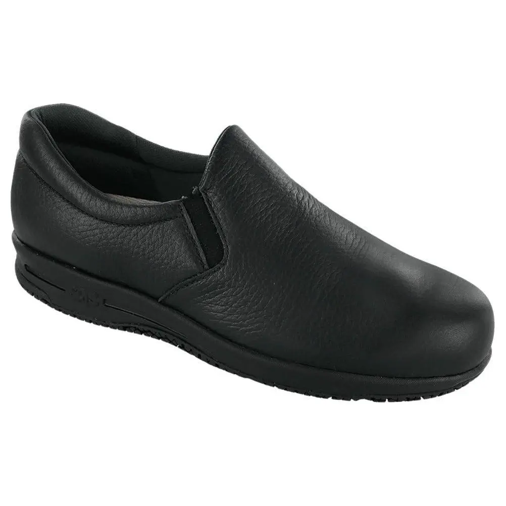 SAS Women's Patriot SR Slip Resistant Loafer in Black