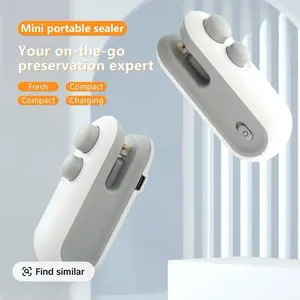 Mini Bag Sealer Portable Heat Sealer for Chips Snacks & Food Storage Compact & Easy to Use