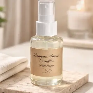 Bonjour Amour Air Freshener - Pink Sugar Scented Spray for Home Fragrance