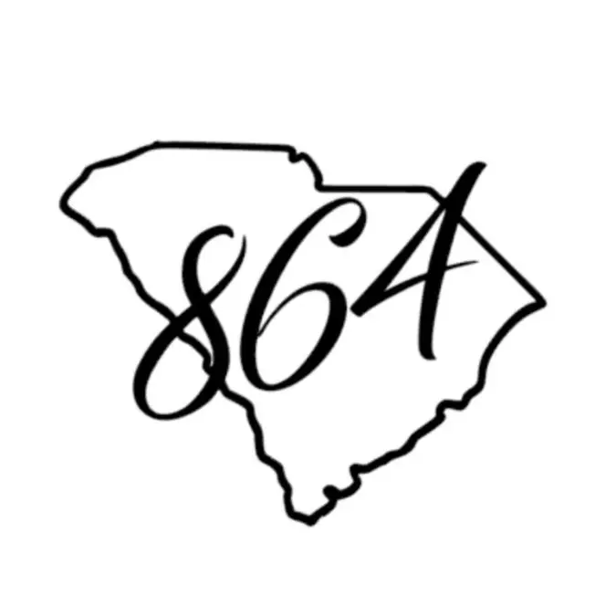 Custom State Area Code Decal Squatted Truck & Car Decal (Put Area Code And State In Notes)- Handmade in the US with Weather Resistant Vinyl