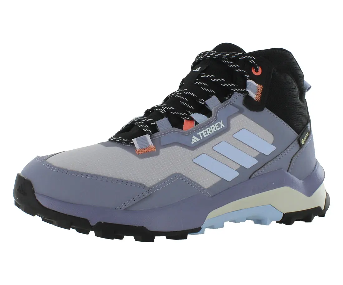Women's Adidas Terrex AX4 Mid GTX Athletic Training Sports Shoes, Outdoor Sneaker Footwear, Mid Cut