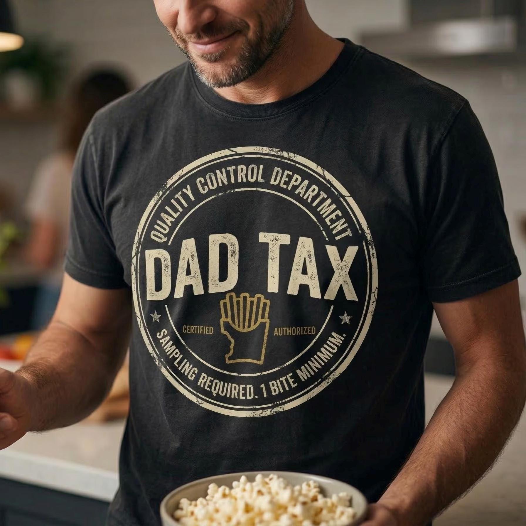 [Comfort Colors Shirt][Made In USA] Dad Tax Funny Dad Shirt, Quality Control Department T-Shirt, Father Humor Tee, Funny Father Graphic Shirt, Dad Life Tee, Snack Tax Dad Shirt, Father’s Day Gift For Dad, Vintage Funny Dad Apparel For Men