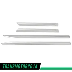 CROSSDESIGN Fit For Nissan Altima 2013-18 ABS Chrome Side Door Body Molding Cover Trims 4PCS