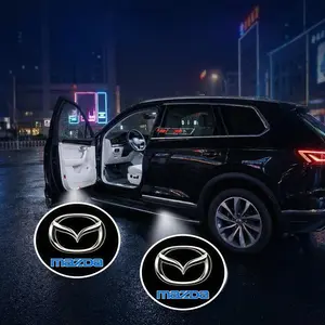 2/4Pcs Mazada Door Projection Light/laser Lamp/new Welcome Light/modified Decoration Floor Lamp (batteries Not Included) Car Door Lights