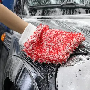 26x20cm Soft Car Cleaning Glove Ultra Soft Mitt Microfiber Madness Wash Mitt Easy To Dry Auto Detailing Car Wash Mitt