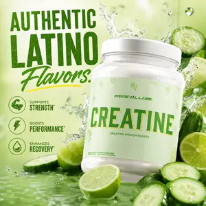 Primeval Labs Creatine Monohydrate Powder - 120 Servings and Travel Sticks, Agua Fresca Flavors, Zero Sugar