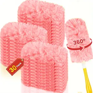 Baby Pink Duster Set, Household Cleaning Tool for Home Car, Duster Brush