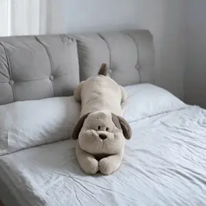 55cm/90cm Ultra Soft Plush Dog Pillow, Side Sleep Leg Holder, Full Body Bed Support Cushion, Perfect Gift for Sleeping Comfort