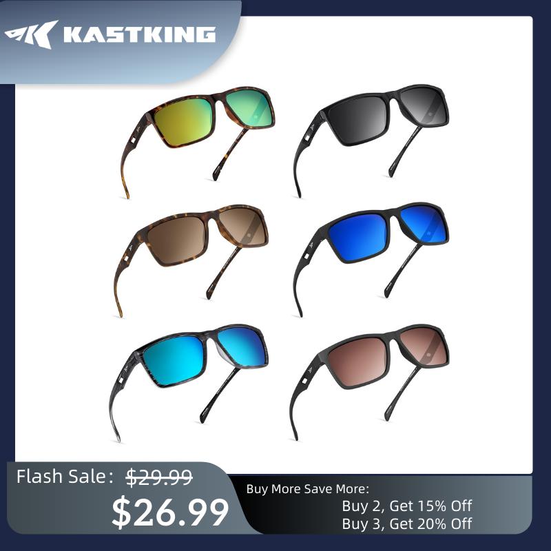 KastKing FlatRock Polarized Sport Sunglasses for Men and Women, Ideal for Driving Fishing Cycling Running, UV Protection KastKing FlatRock Polarized Sport Sunglasses for Men and Women, Ideal for Driving Fishing Cycling Running, UV Protection