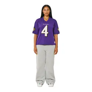 Unisex Dark Purple "You Matter" Football Jersey - Customizable with Unisex Names, Professional Athletic Outfit, Sports Style Jersey, Athletic Workout Tops, Training Clothes for Outdoor Sports
