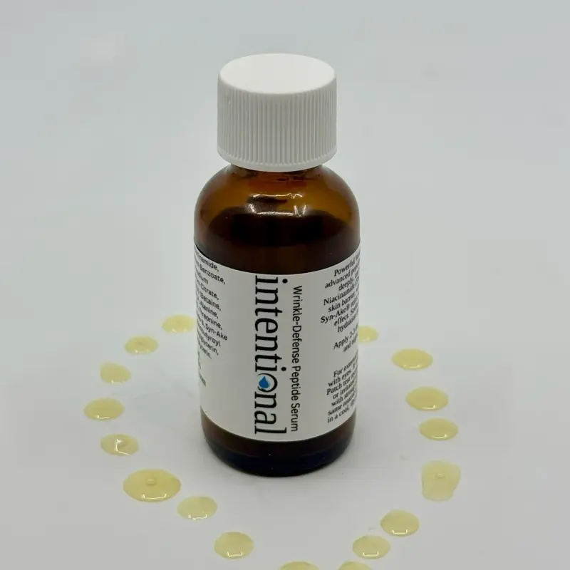 Intentional Wrinkle-Defense Peptide Serum - Skincare Solution for Comfort and Skin Care