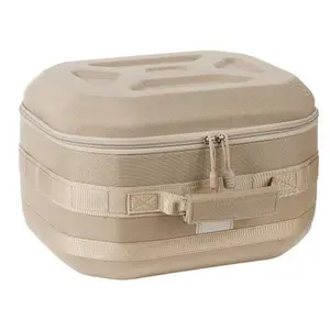 U.S. Military Hardshell Drone Storage Case Genuine Surplus with 4 Foam Dividers MOLLE Webbing Crush-Proof High-Impact Foam Interior 14"x12"x9.5"