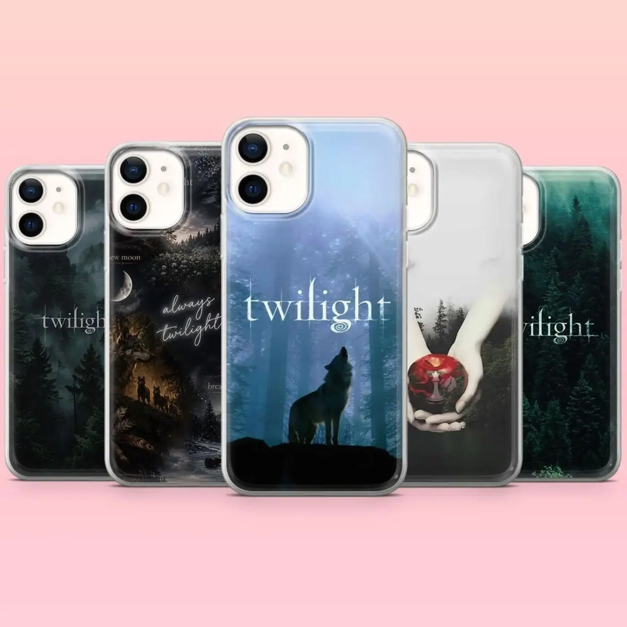 Twilight Phone case Aesthetic Saga Compatible with iPhone X, 11, 12, 13, 14, 15, 16, 17 & Samsung