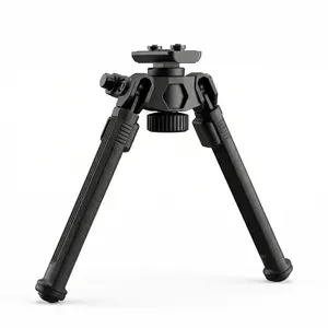 Universal Slot-Mount Support Stand, Lightweight Polymer Stabilizer with 360° Pan & Tilt, Quick-Deploy Foldable Dual-Leg Bracket (7.5"-10.6")