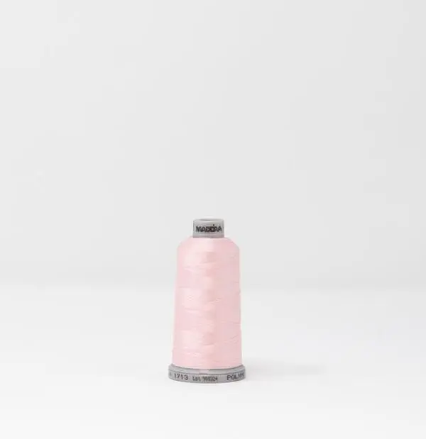Madeira Polyneon Machine Embroidery Thread Ref. #1713, Peach Blush #40, 1100 Yards Spool