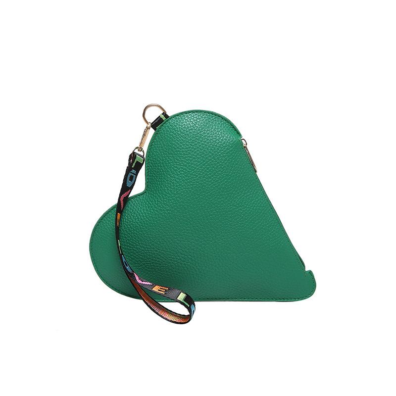 Elegant Heart Shape Crossbody Bag for Women Stylish Shoulder Handbag with High Quality Texture Sweet Design Daily Use Purse