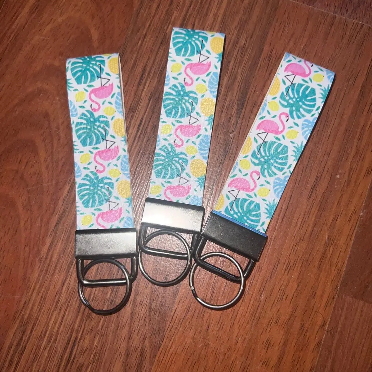 Flamingo keychain holder