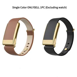Adjustable Leather Sports Wrist Strap Durable Bracelet Band For Whoop 5.0 ECG Smart Watch