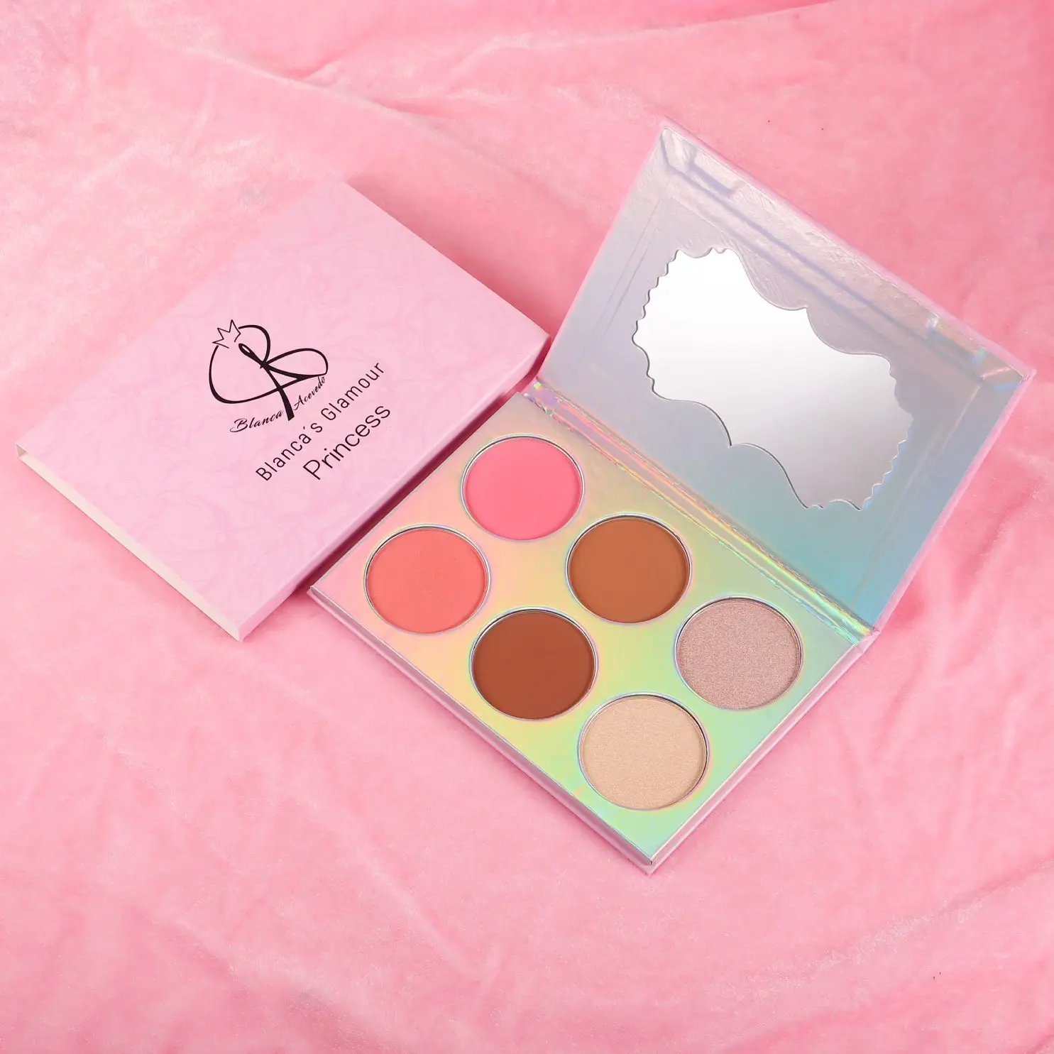 Princess Face Contour  Palette Bronzer Flawless Flawless Cosmetic Makeup