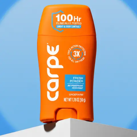 Carpe Antiperspirant Deodorant - Clinically Tested 100-Hour Sweat & Odor Control - Quick-Drying, Non-Greasy Deodorant for Men & Women - No Baking Soda or Parabens