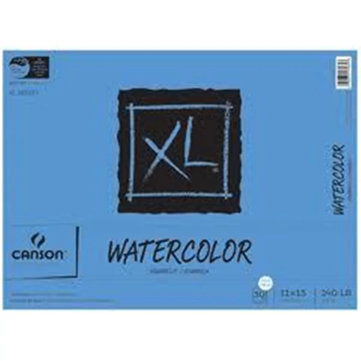 Canson XL Watercolor Pads - 18x24 in Cold Press Heavyweight, 30 Sheets, Office Stationery, Art Craft Supplies