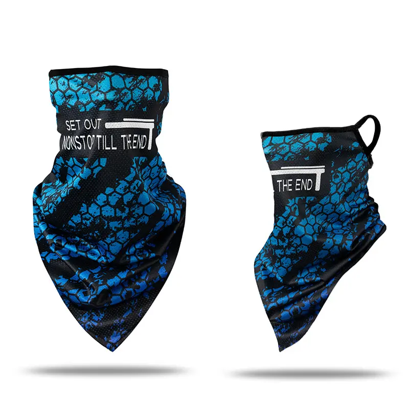 Gradual change dark blue