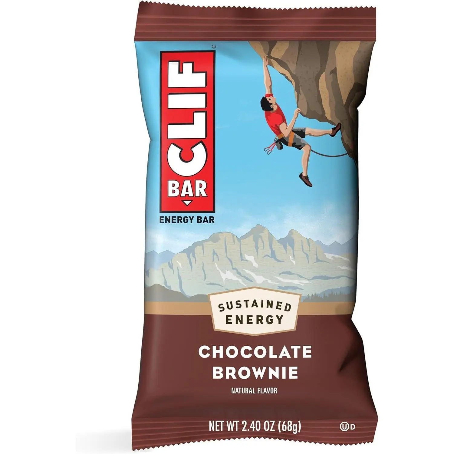 Clif Energy Bar Chocolate Brownie 2.40 oz 12 ct Tray