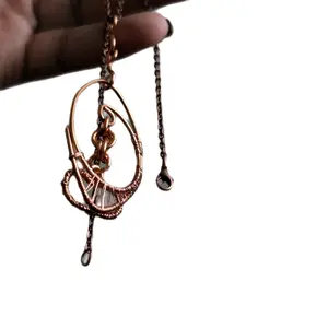 Minaire Copper Wire Necklace for Women and Men - Fashion Accessory