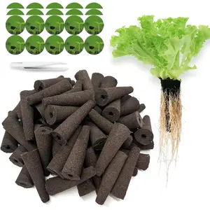 60 pcs Hydroponic Grow Sponges Seed Pods Replacement, Compatible with AeroGarden iDOO and Most Hydroponic Systems. Rapid Rooting Nursery Sponges.