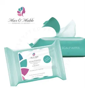 Max & Mable Aloe Mint Scalp Wipes