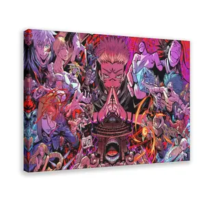 Jujutsu Kaisen Shibuya Incident Arc Poster Jujutsu Kaisen Anime Poster  High Quality Canvas Cloth Poster for      A Decor Room